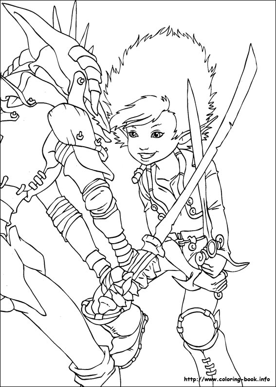 Arthur and the minimoys coloring picture